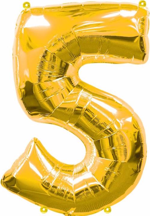 Amscan Zahl 5 (1 x)