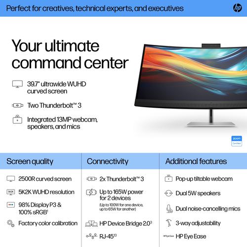 Actual product image HP 740pm Docking Display (5120 x 2160 pixels, 39.70")