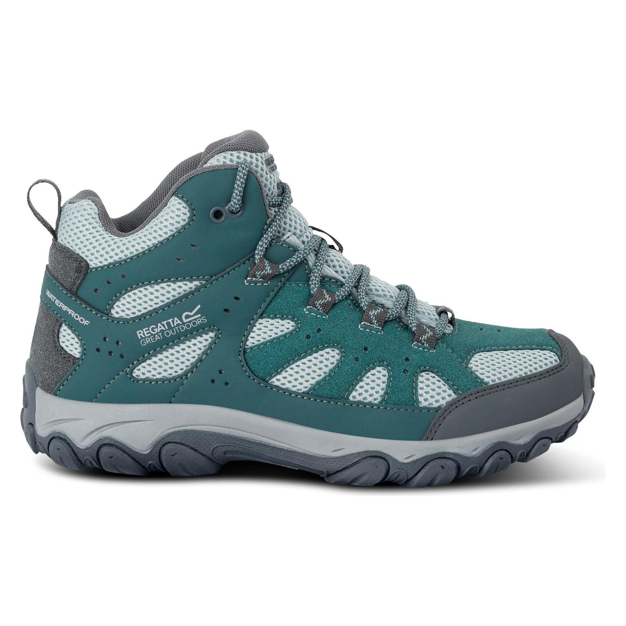 Regatta, Damen, Wanderschuhe, Edgepoint Iv Mid (42), Grün, Mehrfarbig