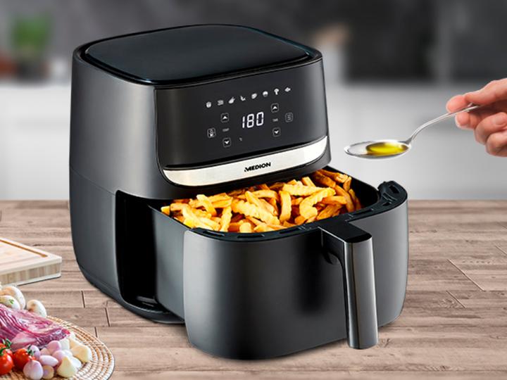 Actual product image Medion Hot Air Deep Fryer MD 10532, 1 kg, Black