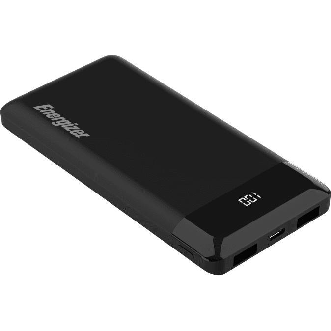 Energizer Powerbank 10000mAh (10000 mAh, 10.50 W, 38 Wh), Powerbank, Schwarz