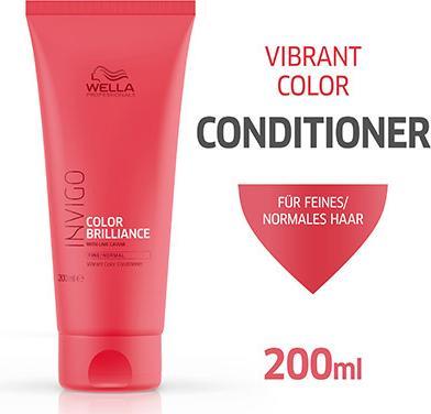 Actual product image Wella Invigo Color Brilliance - Vibrant Color Conditioner Fine (200 ml)