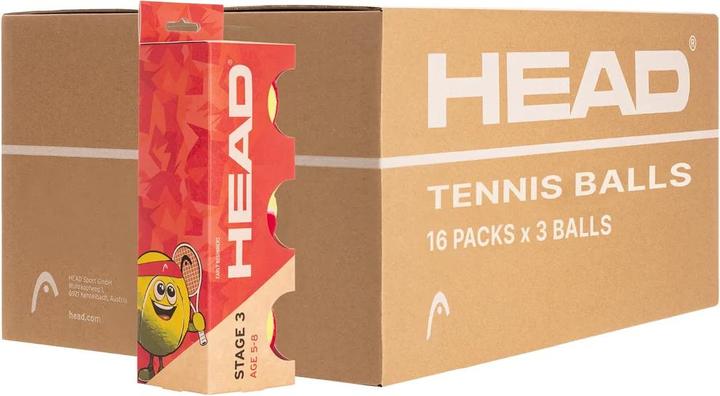 Produktbild Head Tennisbälle Stage 3 3er-Pack