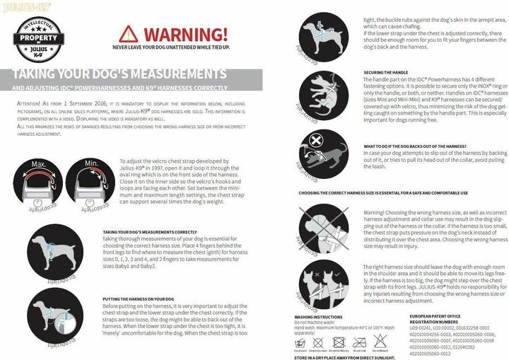 Produktbild Julius-K9 IDC®-Powergeschirr Grösse: Brustumfang (0, Hund, Allgemein)
