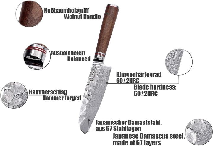 Immagine prodotto Wakoli Coltello Santoku (12.50 cm)