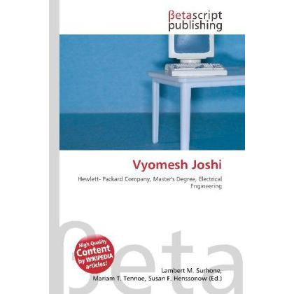 Vyomesh Joshi, Fachbücher