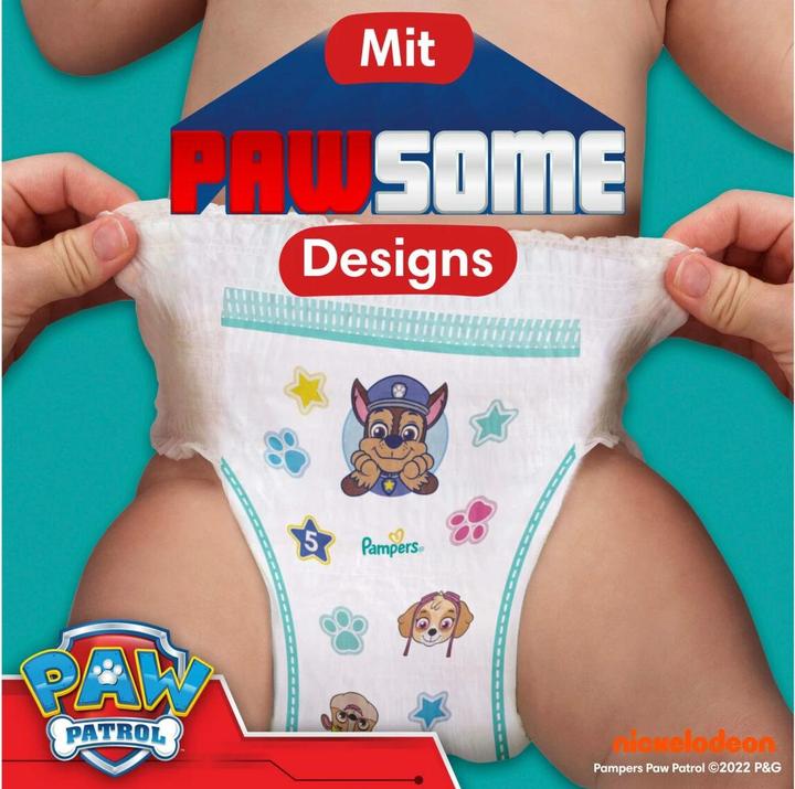 Actual product image Pampers Baby-Dry Pants Paw Patrol (Size 6, Monthly box, 138 Piece)