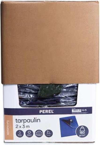 Actual product image Garden Lights Tarpaulin - Blue/Black - Ultra Strong - 2 x 3 m (2 x 3 m)