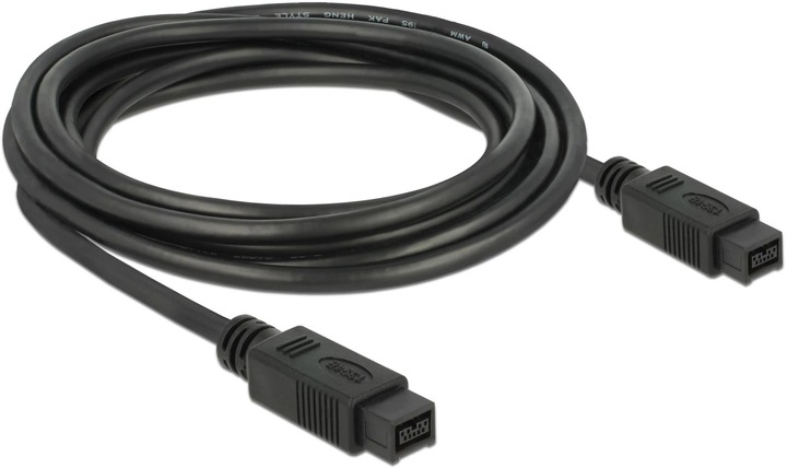 Actual product image Delock FireWire cable 800Mbps 9Pin-9Pin 3 m (3 m)