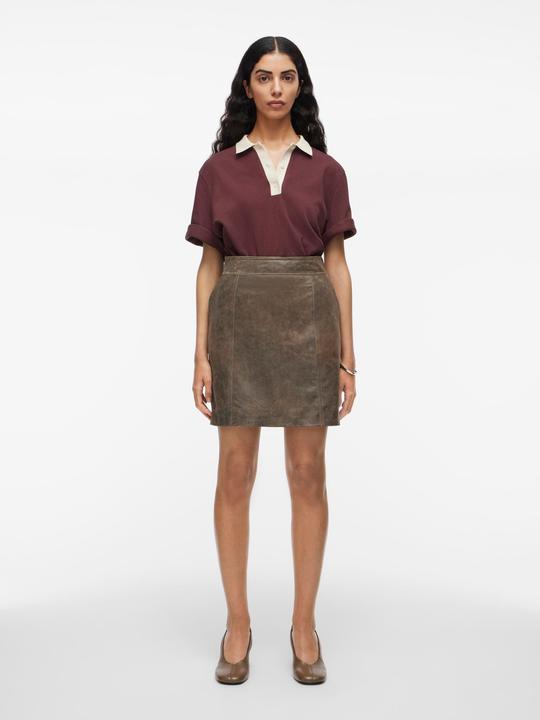 Produktbild Rouge Edit High Waist Lederminirock (42)