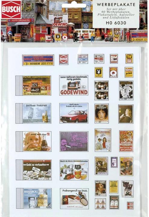 Actual product image Busch 8123 N Advertising posters
