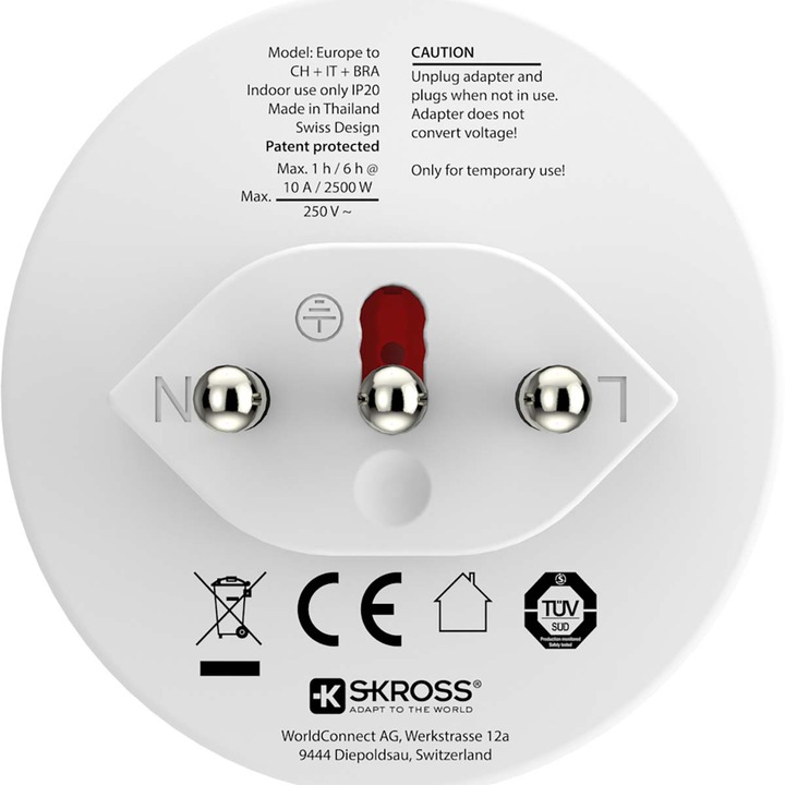 Actual product image Skross Reiseadapter