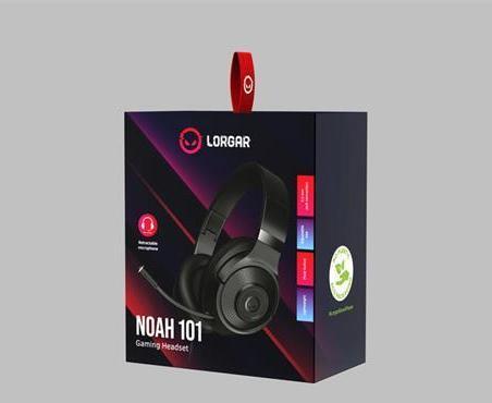 Productafbeelding Lorgar Noah 101, gamingheadset, 3,5mm minijack, zwart (Bedraad)