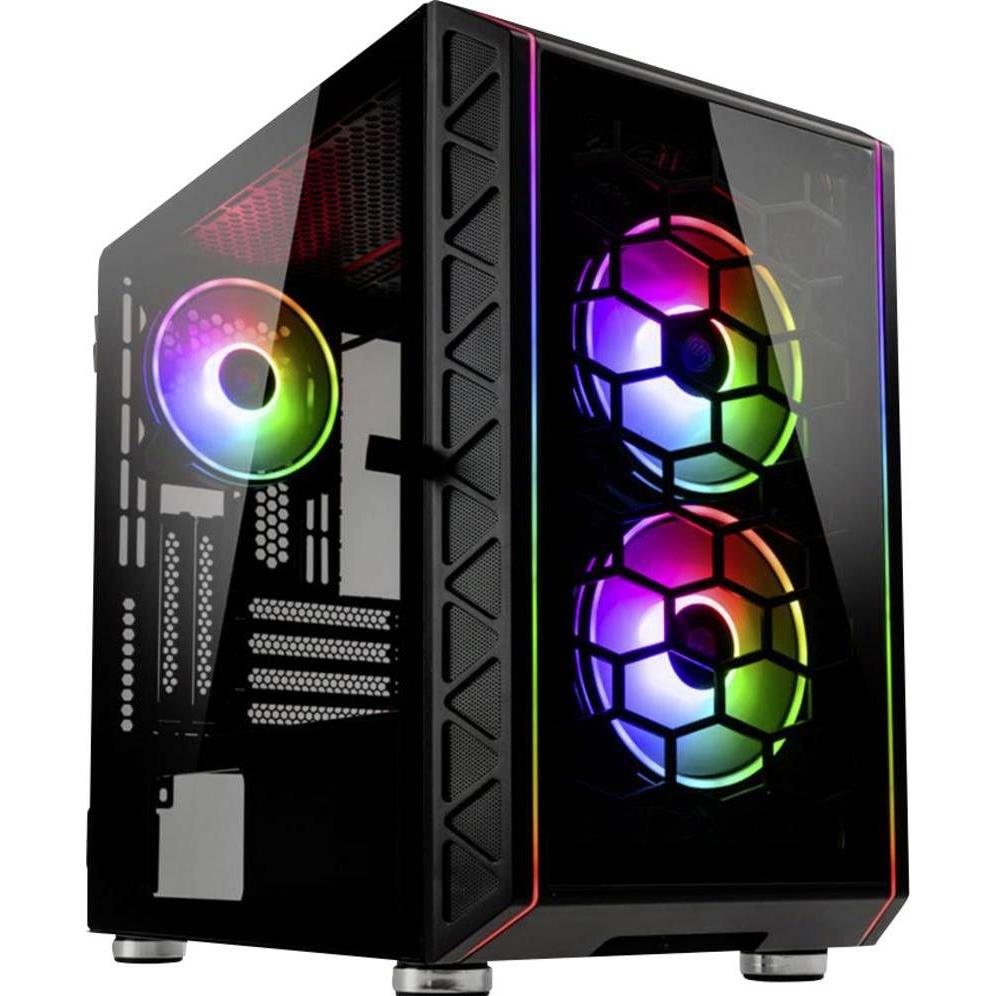 Kolink Citadel Glass SE (mATX, Mini-ITX), PC Gehäuse, Schwarz