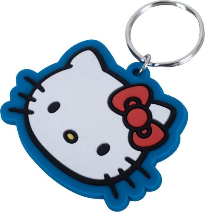 Actual product image Hello Kitty Face PVC Keyring