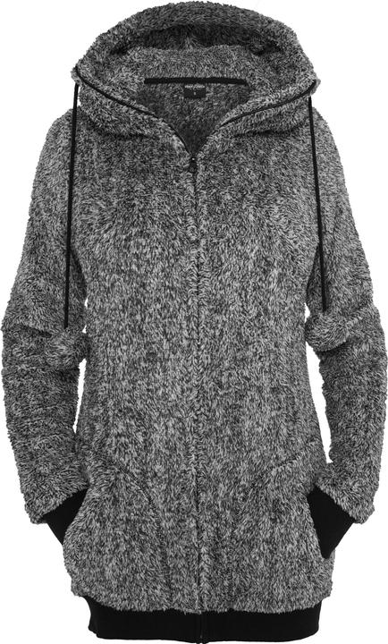 Produktbild Urban Classics Ladies Melange Teddy Zip Hoody (XS)