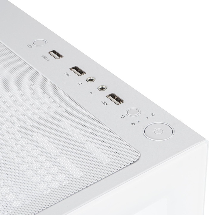 Actual product image Nox Torre Atx Hummer Vision Blanca (ATX, mATX)