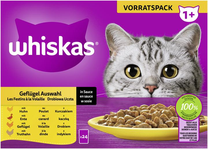 Immagine prodotto Whiskas Frischebeutel (Adulto, 24 pz., 2300 g)