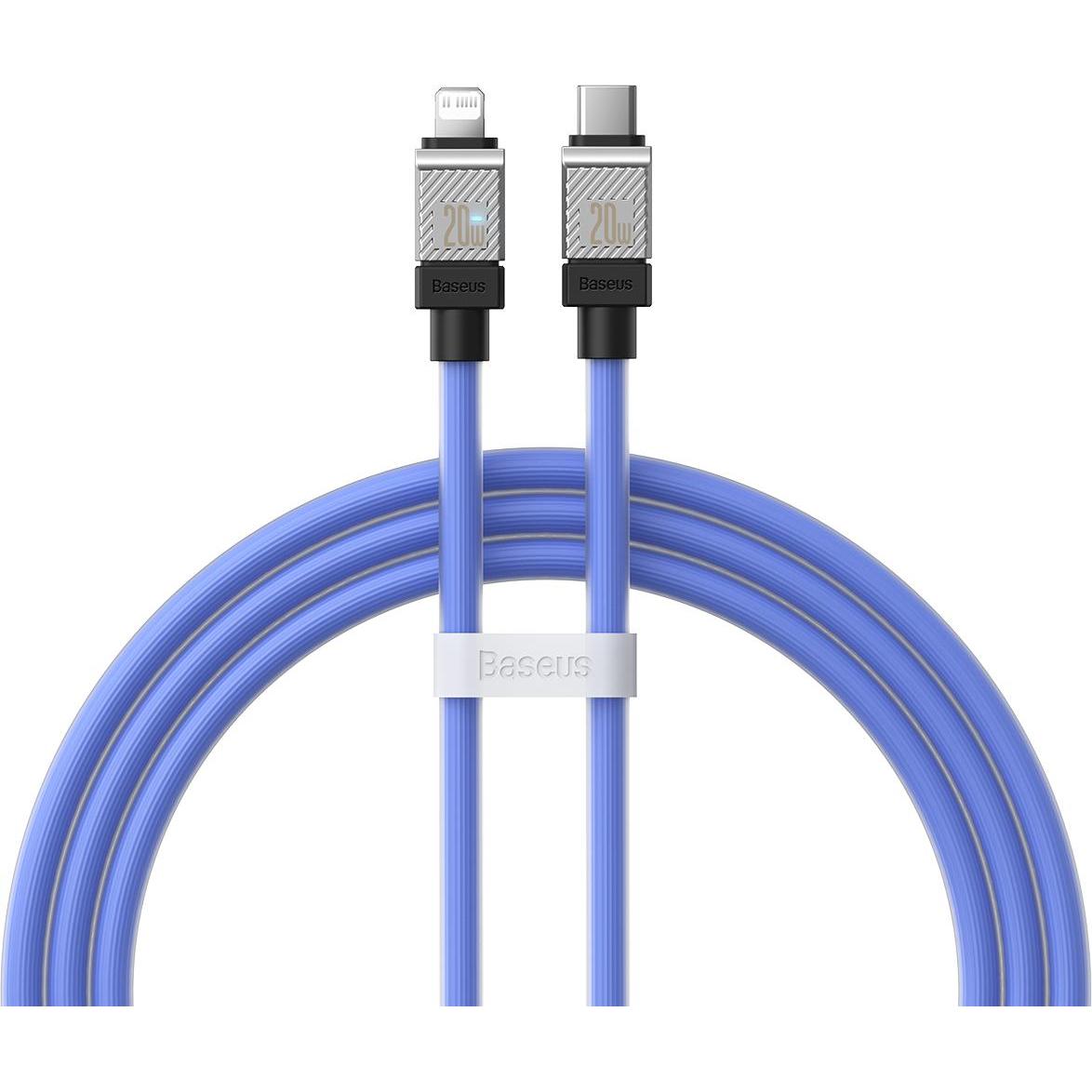 Baseus Fast Charging cable USB-C to Coolplay Series 2m, 20W (purple) (2 m, USB 2.0), USB Kabel