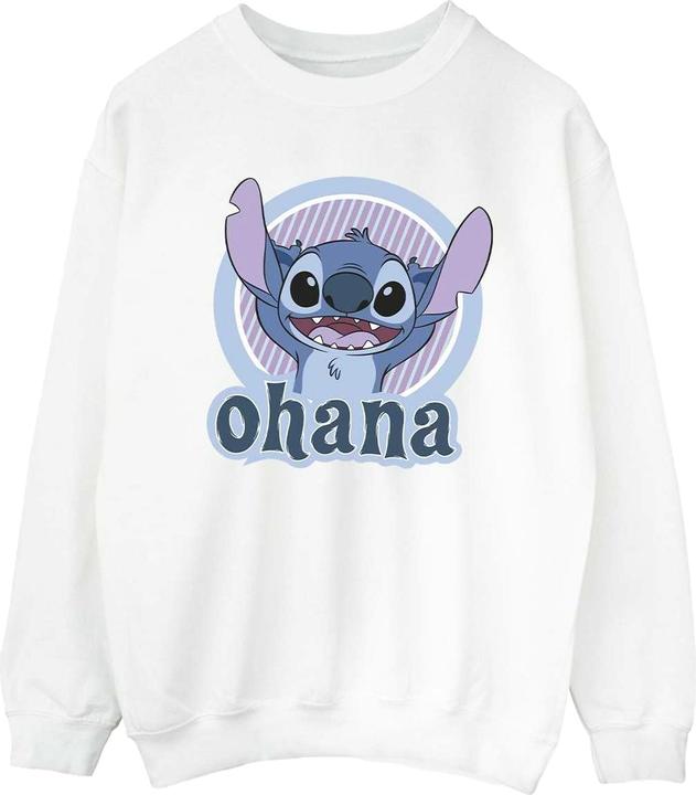 Actual product image Disney Womens/Ladies Lilo And Stitch Ohana Circle Sweatshirt (XXL)