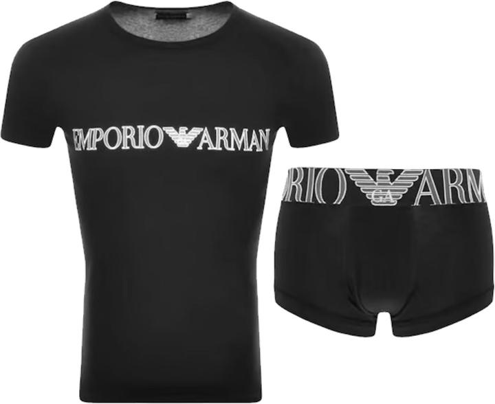 Emporio Armani Pyjama Shortsleeve und Boxershort (XL)