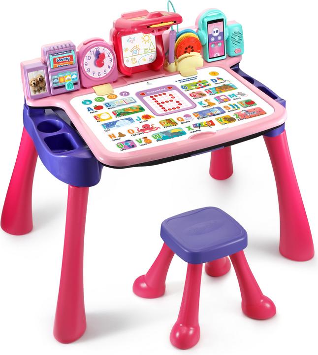 Image du produit VTech Bureau magique rose 5 en 1 (Allemand, 3 - 6 Années)