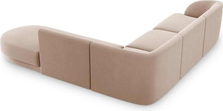 Actual product image Micadoni Boucle Right Corner Sofa, "Miley", 6 Seats, 255x248x70Made in Europe (Corner sofa)