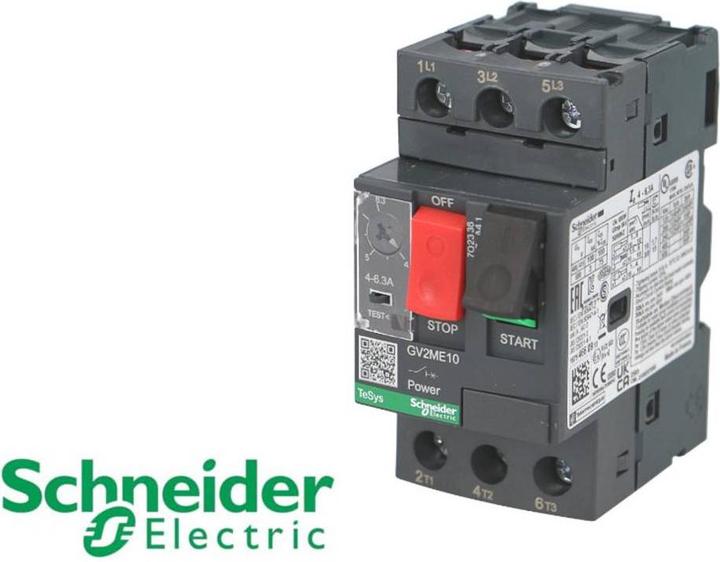 Productafbeelding Schneider Electric Motorbeveiligingsschakelaar GV2ME06 1-1,6A