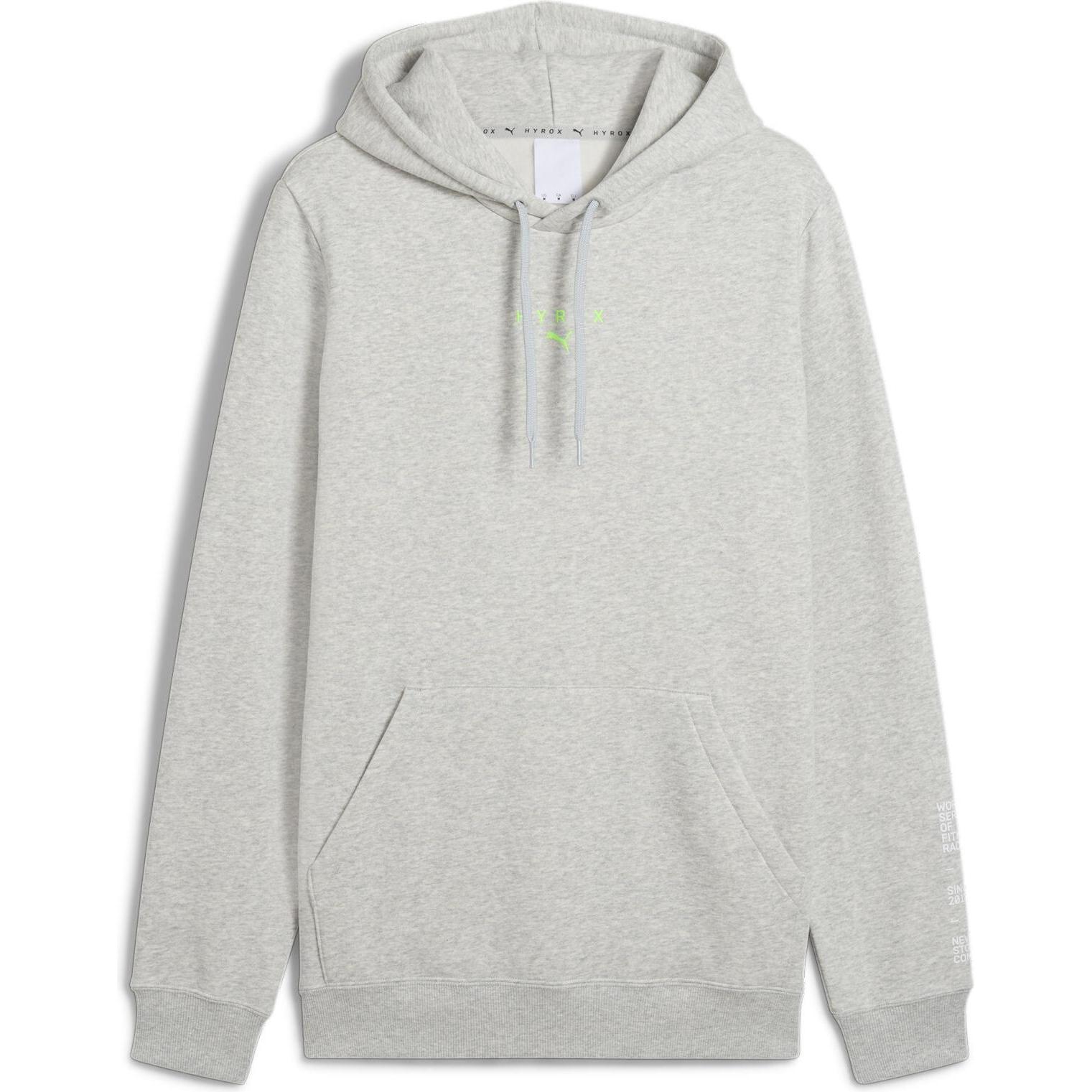 Puma, Herren, Pullover, M x HYROX M Heavyweight Hoodie, Grau, (M)