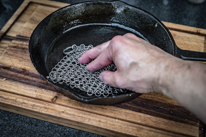 Immagine prodotto Grillfürst Pulitore ad anello per forno olandese / ghisa 14 x 14 cm (14 cm)