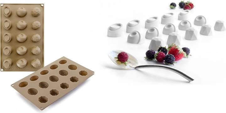 Immagine prodotto Ibili Panna Cotta Form 17 x 30 x 3 cm Form für die Zubereitung von Panna Cotta