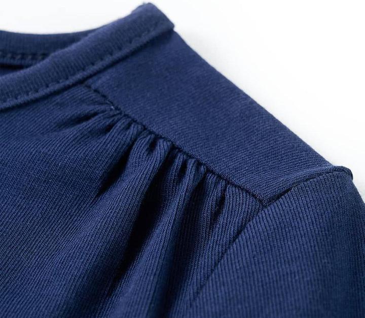 Immagine prodotto vidaXL Camicia da bambino a maniche lunghe blu navy 116,Materiale: 95 % cotone (116)