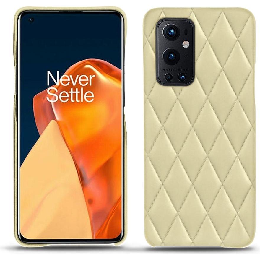 Noreve Lederschutzhülle (OnePlus 9 Pro), Smartphone Hülle, Beige