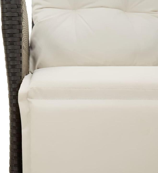 Immagine prodotto VidaXL Mobili da giardino set da pranzo set da giardino gruppo di sedute 7 pezzi in polirattan nero (190 cm)