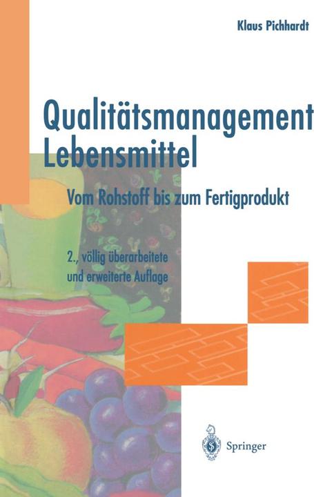 Produktbild Qualitätsmanagement Lebensmittel (Deutsch, 2012)
