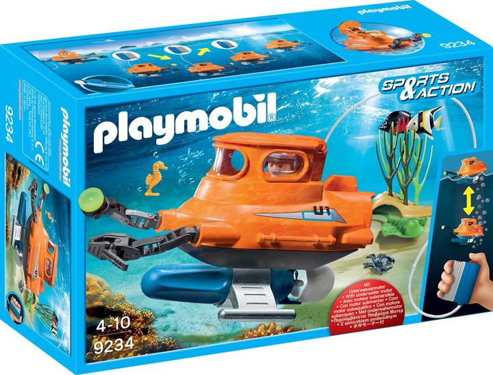 Actual product image Playmobil Submarine with underwater motor (9234)
