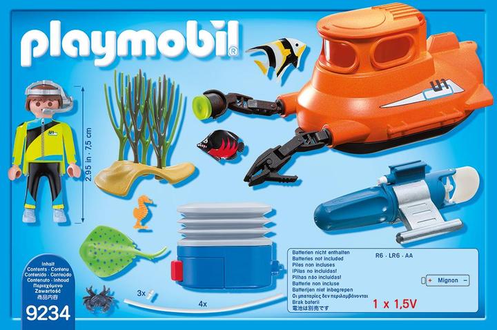 Actual product image Playmobil Submarine with underwater motor (9234)