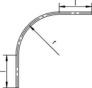 Produktbild Helm Normkreisbogen 90° zu -Vorhangsystem