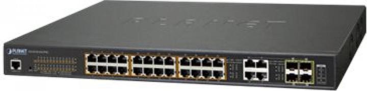 Actual product image Planet 24-Port 10/100/1000T Ultra PoE Managed Switch & 4-Port Gigabit TP/SFP Combo Ports 600 Watts PoE B... (24 Ports)