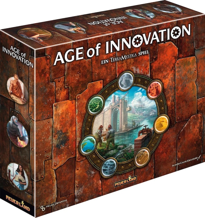 Actual product image Feuerland FEU31024 - Age of Innovation, board game, for 1-5 players, from 14 years (DE edition) (German)