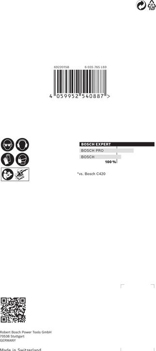 Produktbild Bosch Professional Zubehör EXPERT M480 Schleifnetz für Schwingschleifer, 93 x 186 mm, G 320, 10-tlg. (320)