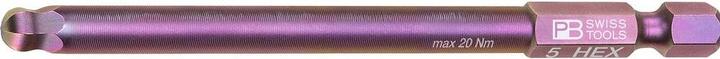 PB Swiss Tools Punta esagonale PB E6.L.212 misura 5 (Chiave a brugola)