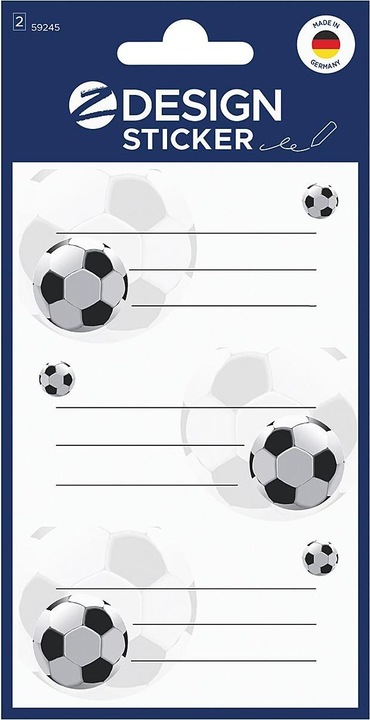 Actual product image Z-Design Football stickers