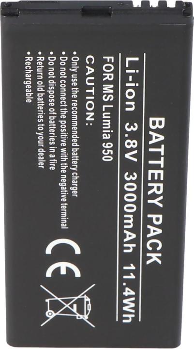 Produktbild AccuCell Akku Lumia 950, Lumia 950DS Akku BV-T5E