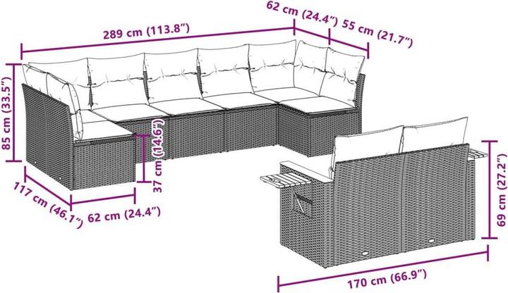 Produktbild vidaXL Seth