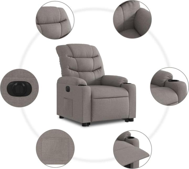 Actual product image vidaXL Relaxsessel mit Aufstehhilfe