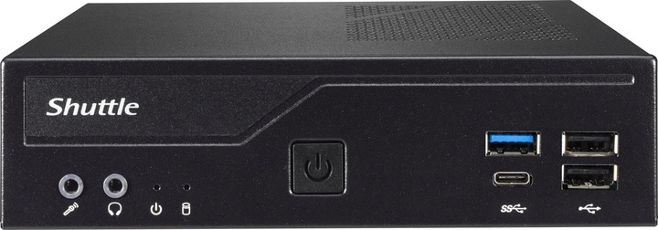 Produktbild Shuttle Barebone XPC slim DH610S Black (Intel Core i3)