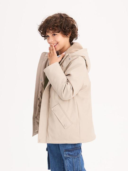 Produktbild La Redoute Collections Windjacke mit Sherpa-Futter und Kapuze (86)