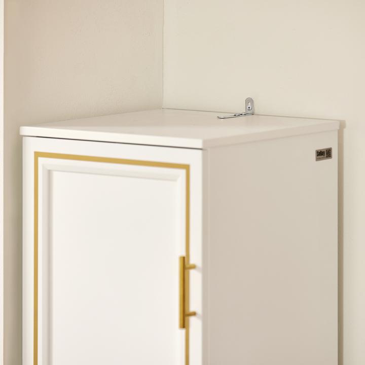 Produktbild SoBuy Hochschrank mit ausklappbarem Wäschesack (33 x 32 x 171 cm)