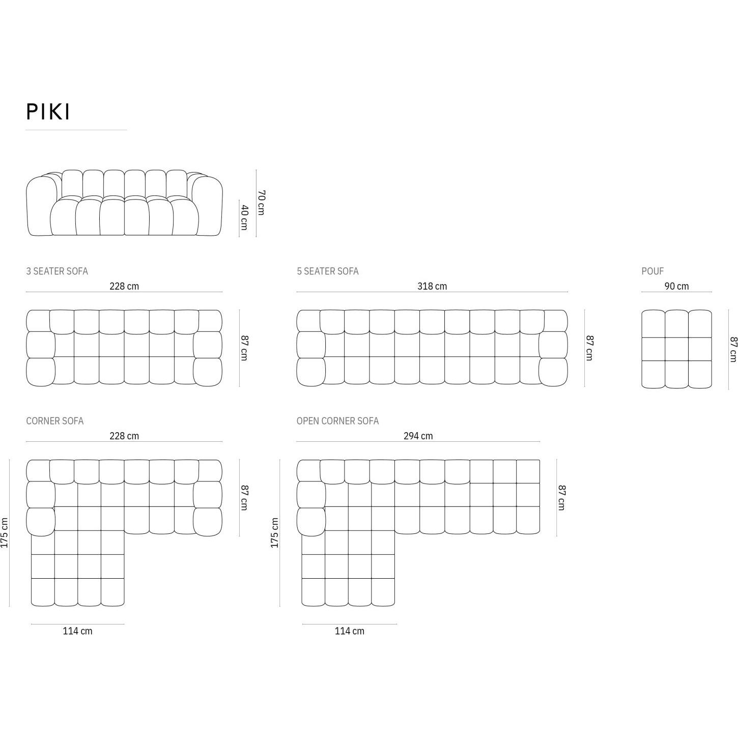 Thumbnail - Maison Heritage, Sofa, Piki (Polsterhocker)